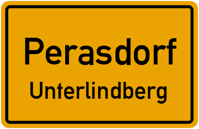 Straßenverzeichnis Perasdorf Unterlindberg