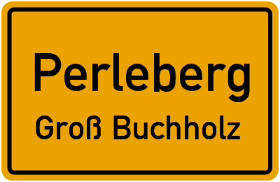 Straßenverzeichnis Perleberg Groß Buchholz