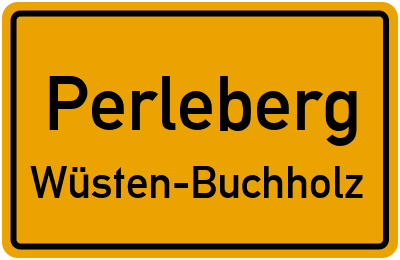 Straßenverzeichnis Perleberg Wüsten-Buchholz