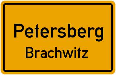 Straßenverzeichnis Petersberg Brachwitz