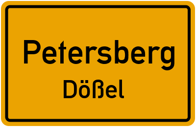 Straßenverzeichnis Petersberg Dößel