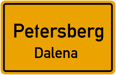 Straßenverzeichnis Petersberg Dalena