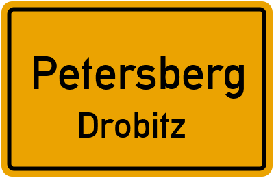 Straßenverzeichnis Petersberg Drobitz