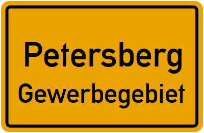 Straßenverzeichnis Petersberg Gewerbegebiet