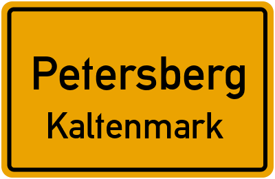 Straßenverzeichnis Petersberg Kaltenmark