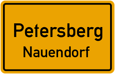 Straßenverzeichnis Petersberg Nauendorf