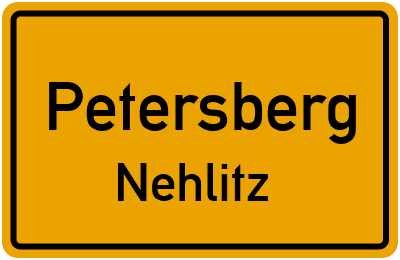 Straßenverzeichnis Petersberg Nehlitz