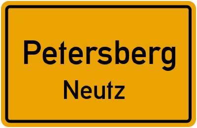Straßenverzeichnis Petersberg Neutz