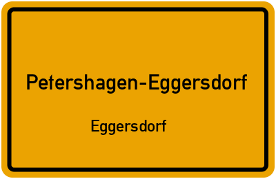 Straßenverzeichnis Petershagen-Eggersdorf Eggersdorf