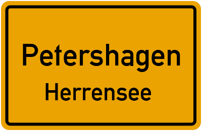 Straßenverzeichnis Petershagen Herrensee
