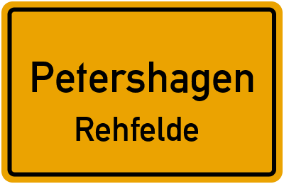 Straßenverzeichnis Petershagen Rehfelde
