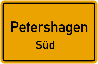 Straßenverzeichnis Petershagen Süd