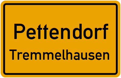 Straßenverzeichnis Pettendorf Tremmelhausen