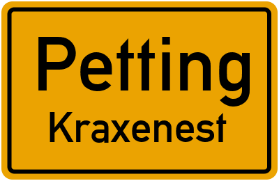 Straßenverzeichnis Petting Kraxenest