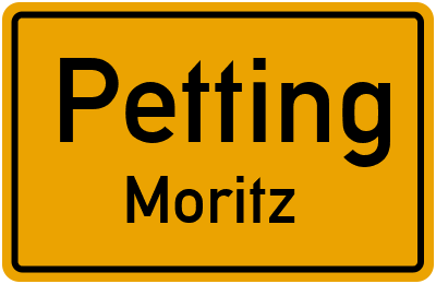 Straßenverzeichnis Petting Moritz