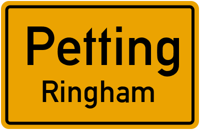 Straßenverzeichnis Petting Ringham