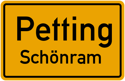 Straßenverzeichnis Petting Schönram
