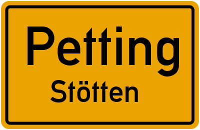 Straßenverzeichnis Petting Stötten