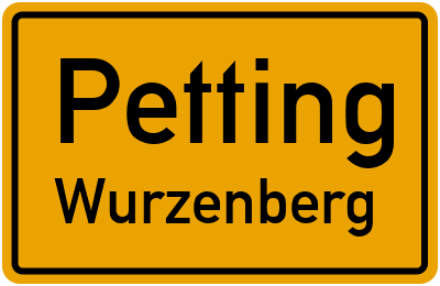 Straßenverzeichnis Petting Wurzenberg