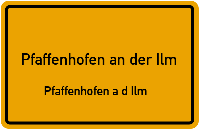 Straßenverzeichnis Pfaffenhofen an der Ilm Pfaffenhofen a d Ilm