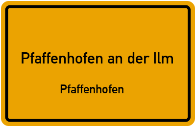 Straßenverzeichnis Pfaffenhofen an der Ilm Pfaffenhofen