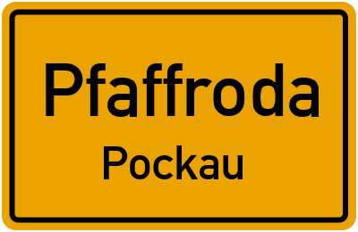 Straßenverzeichnis Pfaffroda Pockau
