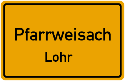 Briefkasten in Pfarrweisach Lohr