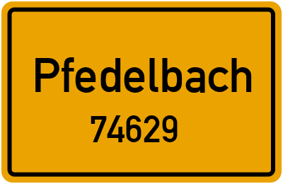 74629 Pfedelbach