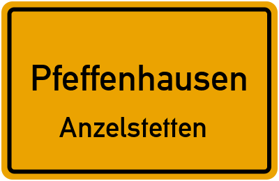 Straßenverzeichnis Pfeffenhausen Anzelstetten