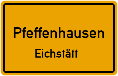 Straßenverzeichnis Pfeffenhausen Eichstätt