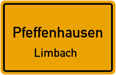 Straßenverzeichnis Pfeffenhausen Limbach
