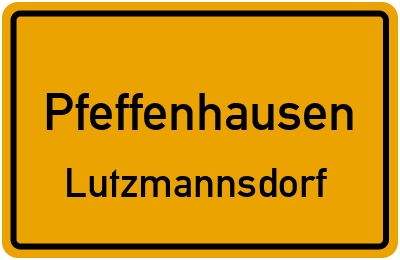 Straßenverzeichnis Pfeffenhausen Lutzmannsdorf