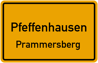 Straßenverzeichnis Pfeffenhausen Prammersberg