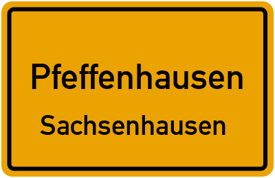 Straßenverzeichnis Pfeffenhausen Sachsenhausen