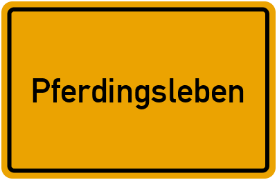 Pferdingsleben in Thüringen