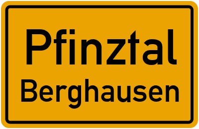 Postleitzahl Pfinztal Berghausen: PLZ von Berghausen in Pfinztal,  Baden-Württemberg