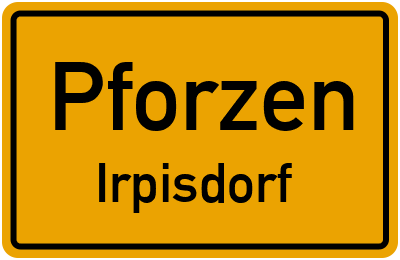 Straßenverzeichnis Pforzen Irpisdorf