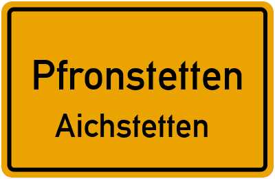 Straßenverzeichnis Pfronstetten Aichstetten