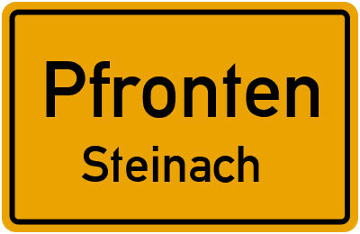 Straßenverzeichnis Pfronten Steinach