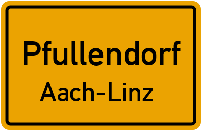 Ortsschild Pfullendorf Aach-Linz