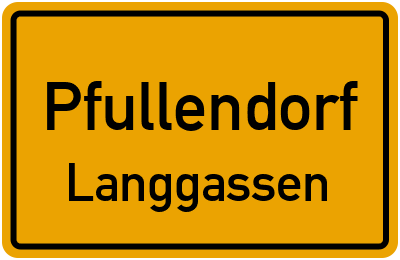 Straßenverzeichnis Pfullendorf Langgassen