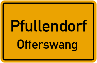 Ortsschild Pfullendorf Otterswang