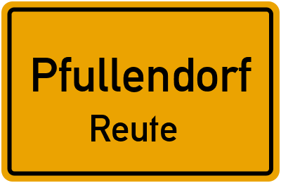 Straßenverzeichnis Pfullendorf Reute