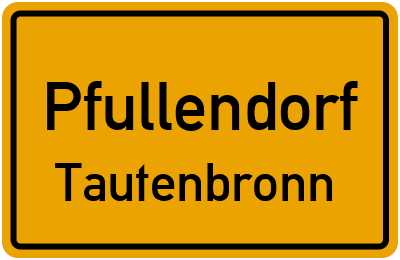 Straßenverzeichnis Pfullendorf Tautenbronn