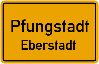Straßenverzeichnis Pfungstadt Eberstadt