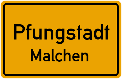 Straßenverzeichnis Pfungstadt Malchen