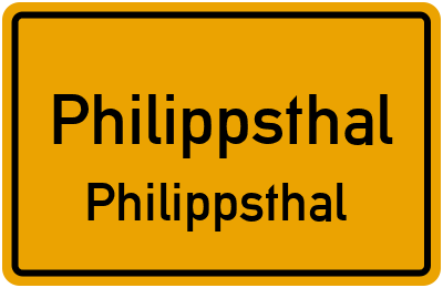 Straßenverzeichnis Philippsthal Philippsthal