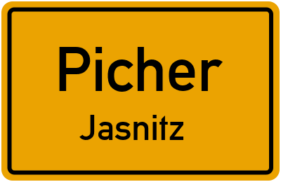 Straßenverzeichnis Picher Jasnitz