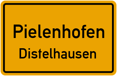 Straßenverzeichnis Pielenhofen Distelhausen