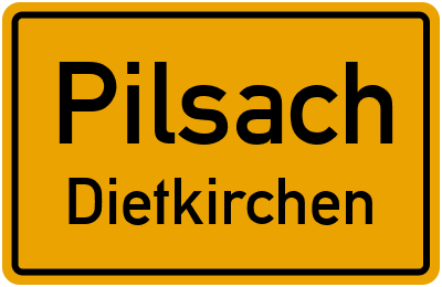 Ortsschild Pilsach Dietkirchen